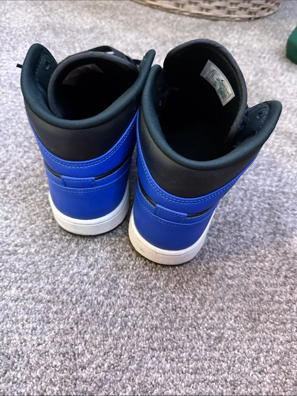Nike Men's High-Top Sneakers in Black and Blue